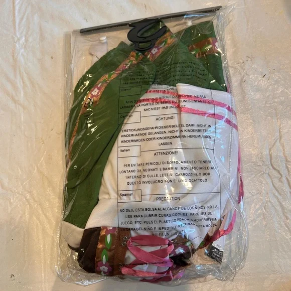 Leg Avenue Gretchen Dirndl Dress Sz 1X/2X Cosplay Halloween Sexy Waist Ties - Picture 3 of 7